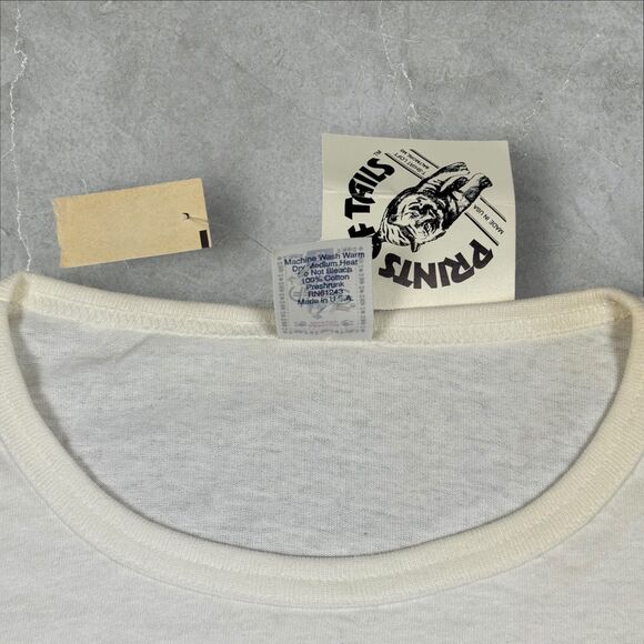 VTG Prints of Tails Maui Clothing Co Hula Cats Pocket T Shirt Loft *Read* - OS - Picture 6 of 8